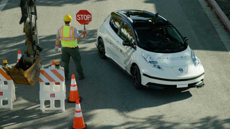 Nissan Smart Autonomous Mobility pairs computer driving with a human backup